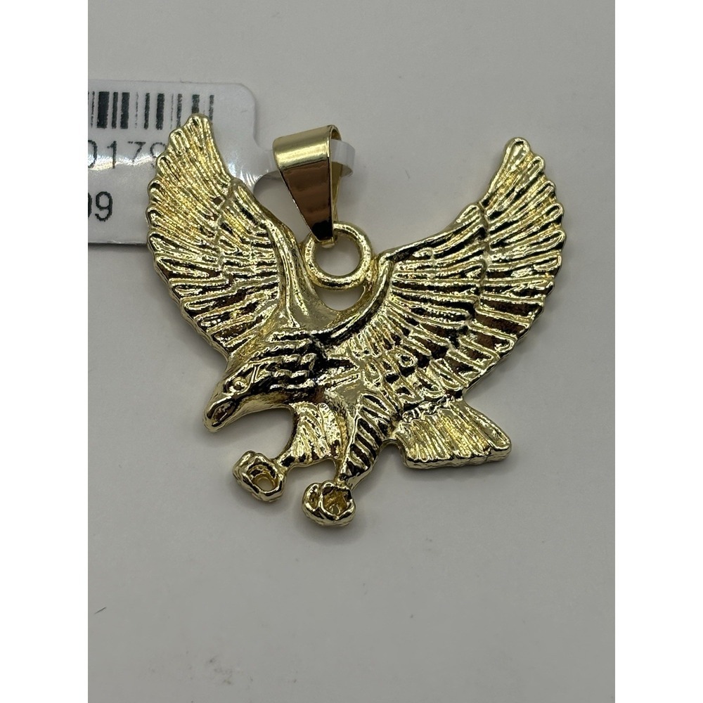 MSRP $40 Gold Tone Eagle Pendant Brand New - Picture 2 of 3